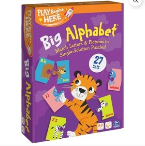 Big Alphabet Puzzle Set Match Letters Puzzle New